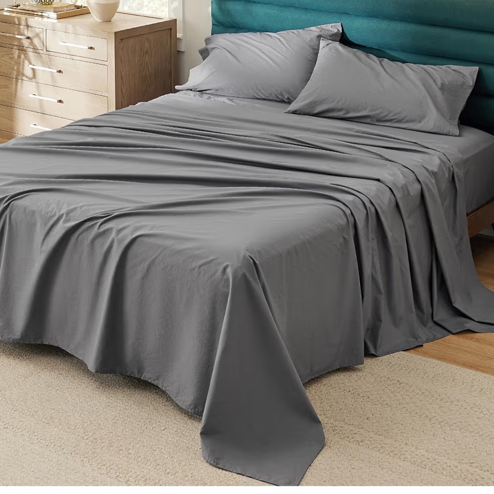 2 for $23! Gray Bedsure Twin Sheet Set